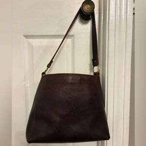 Portland Leather Goods Triangle Bag in Cold brew